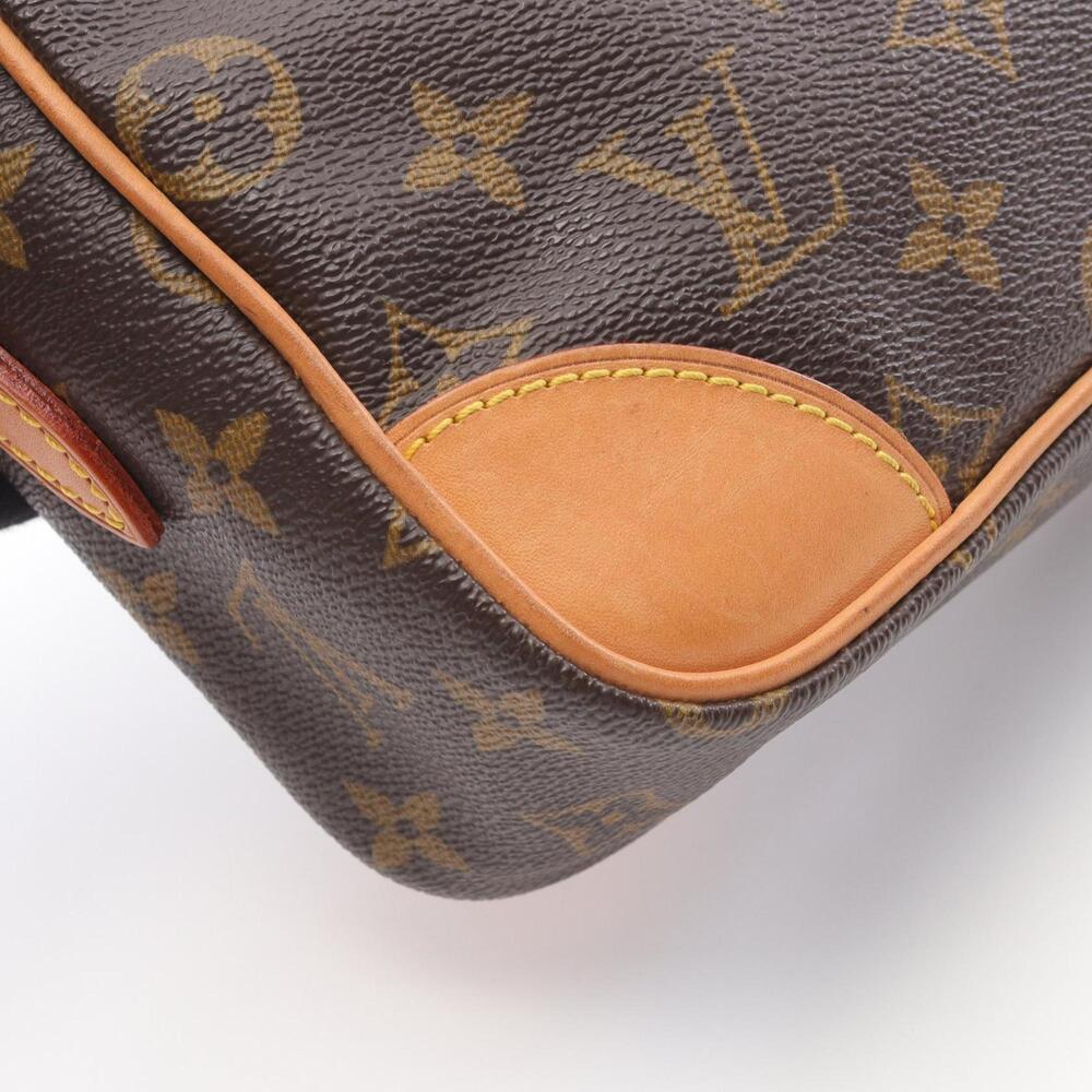 LOUIS VUITTON Authentic Brown Monogram Leather Shoulder Bag - Picture 6 of 11